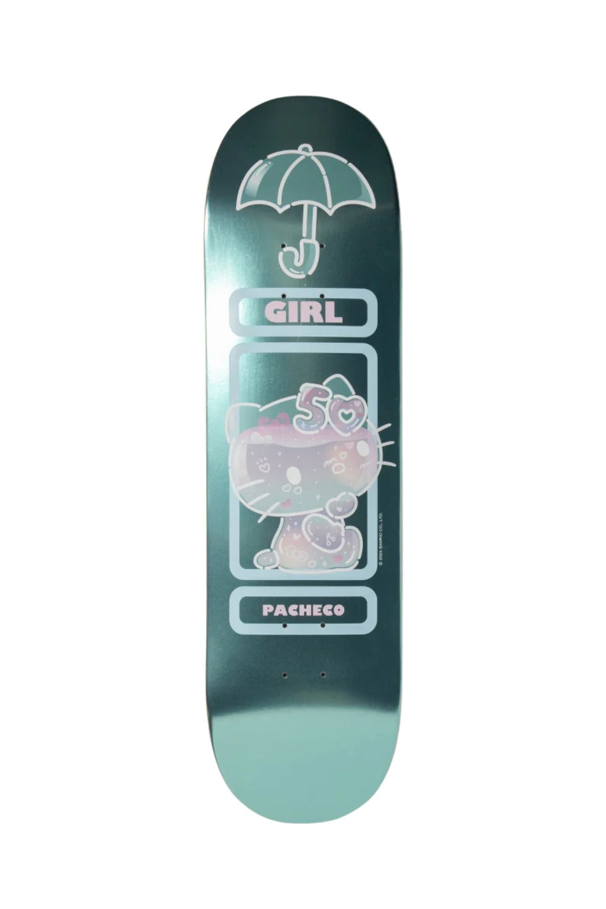 Girl | Pacheco Hello Kitty 50 Deck | Green | 8.5”