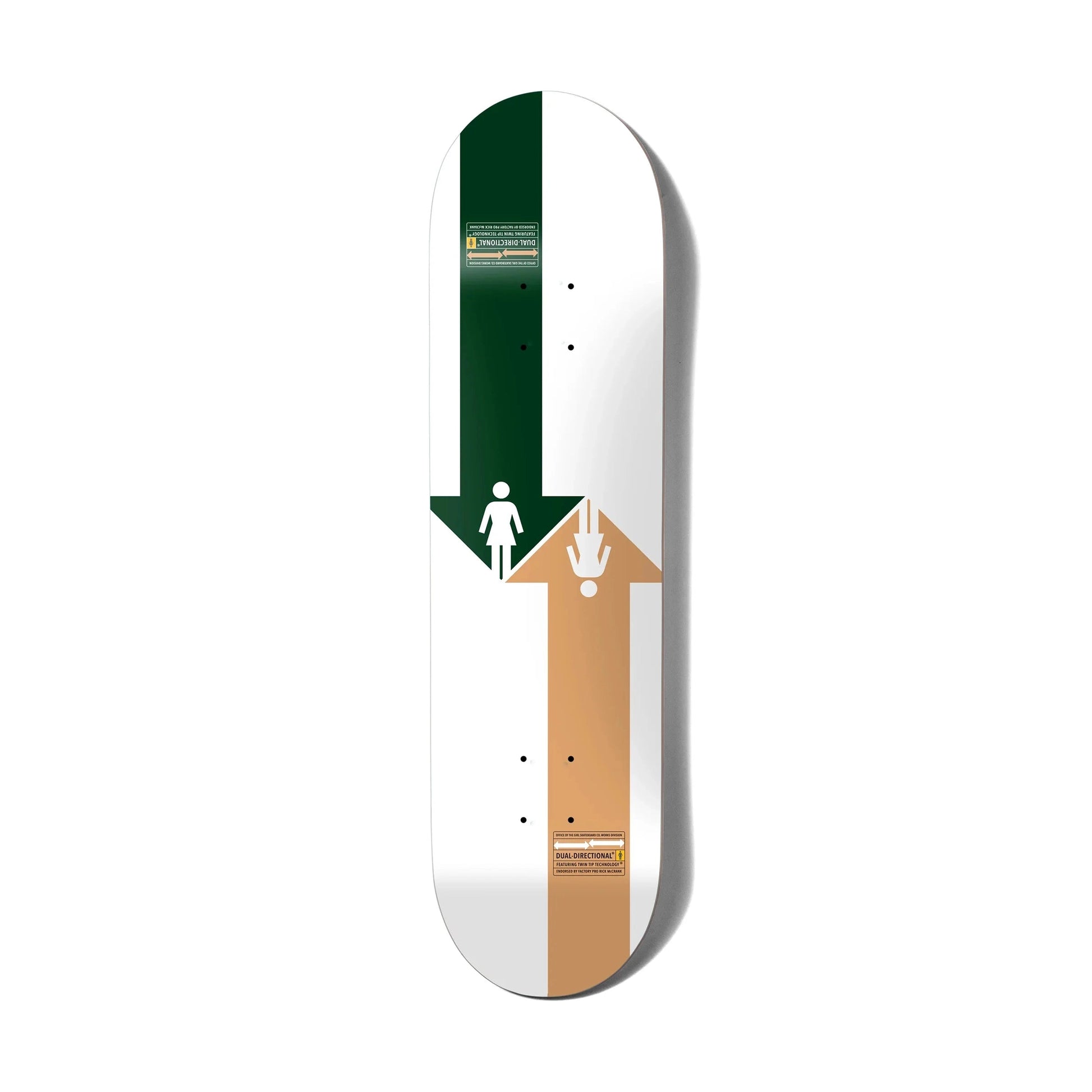 Girl SkateboardsDual Directional Rick McCrank 8.5"  Twin Tip