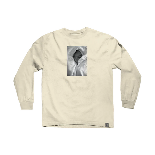 Girl Skateboards  Shot by Spike  Bjork Long Sleeve Tee Ivory