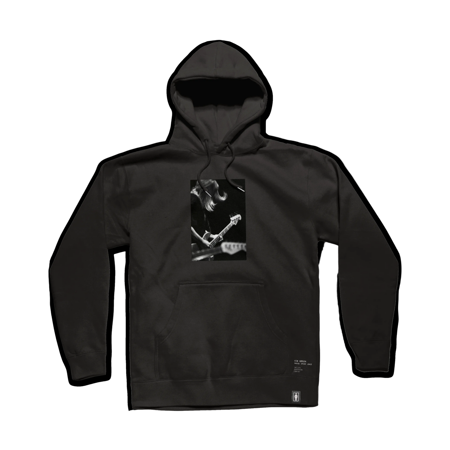 Girl Skateboards Shot by Spike Kim Gordon  Hoodie Black