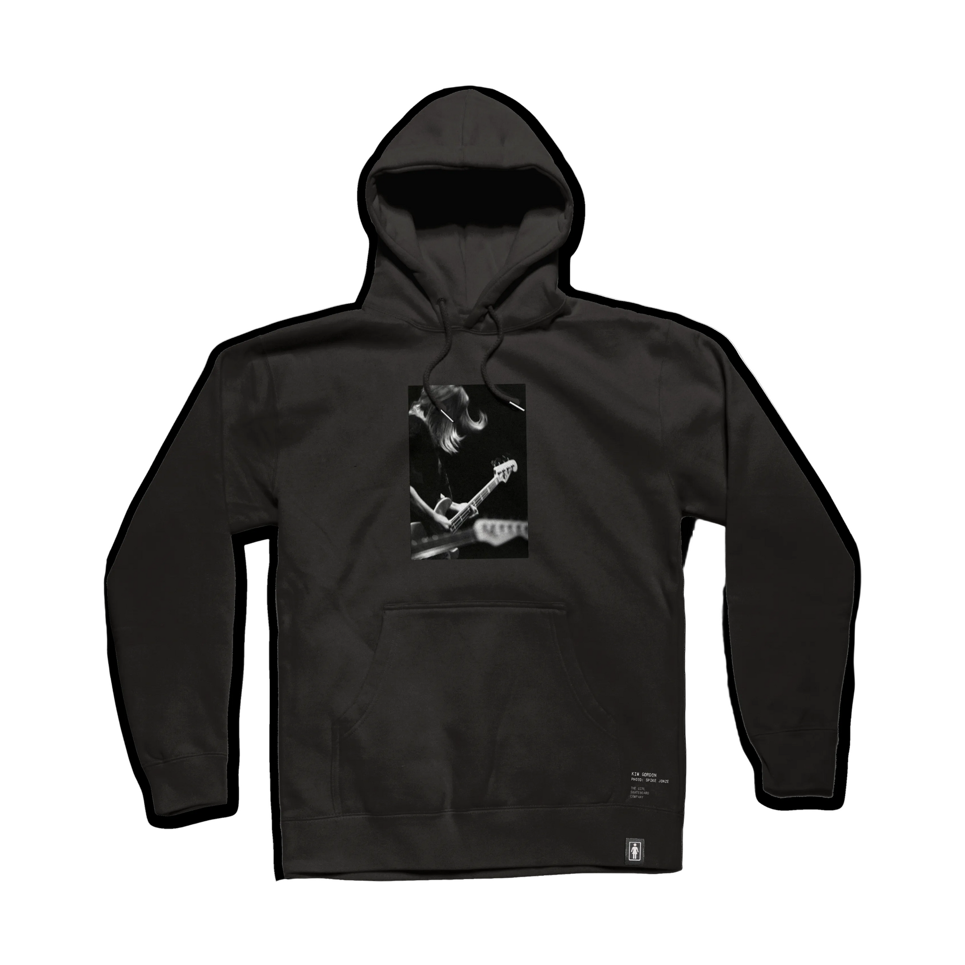 Girl Skateboards Shot by Spike Kim Gordon  Hoodie Black