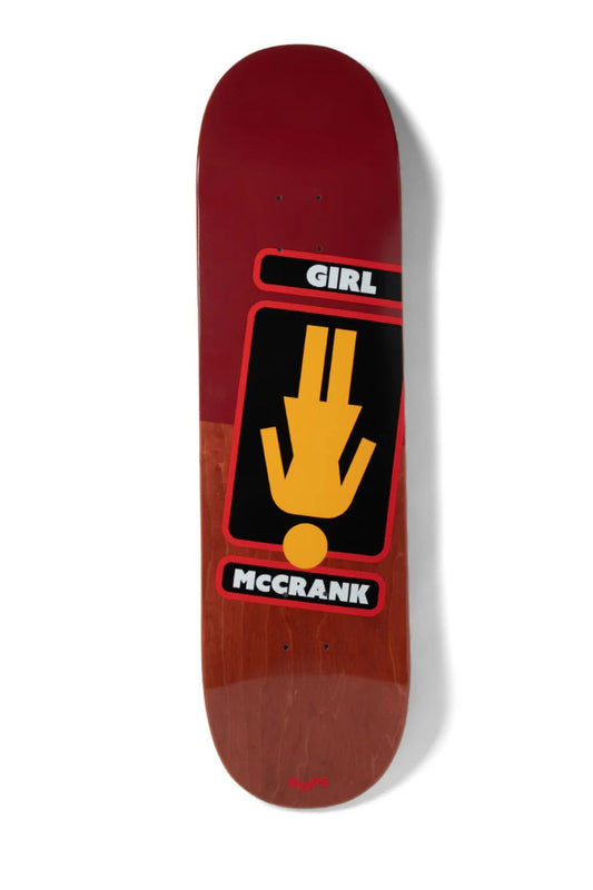 Girl Skateboard Deck Oops OG Rick McCrank Twin 8.5"