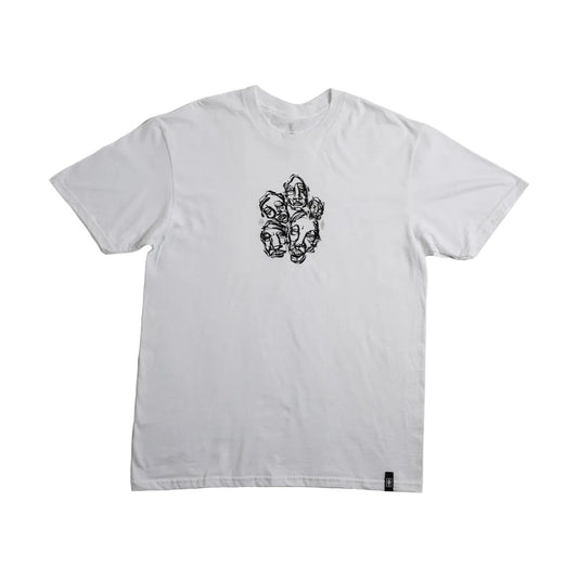 Girl Skateboards Faces Tee White