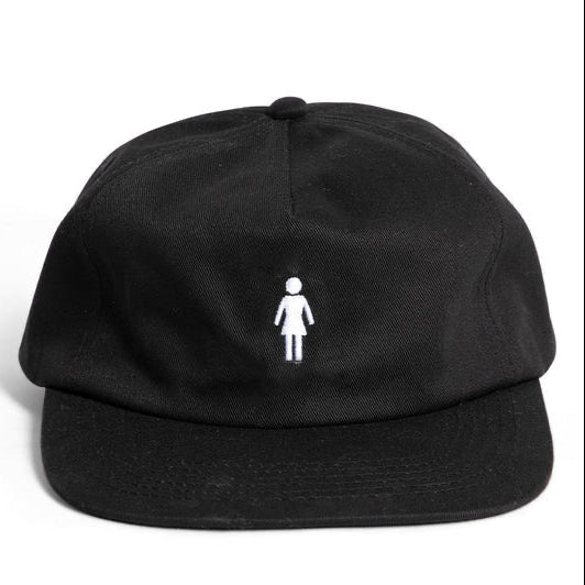 Girl Skateboards OG Micro Embroidered Cap Black