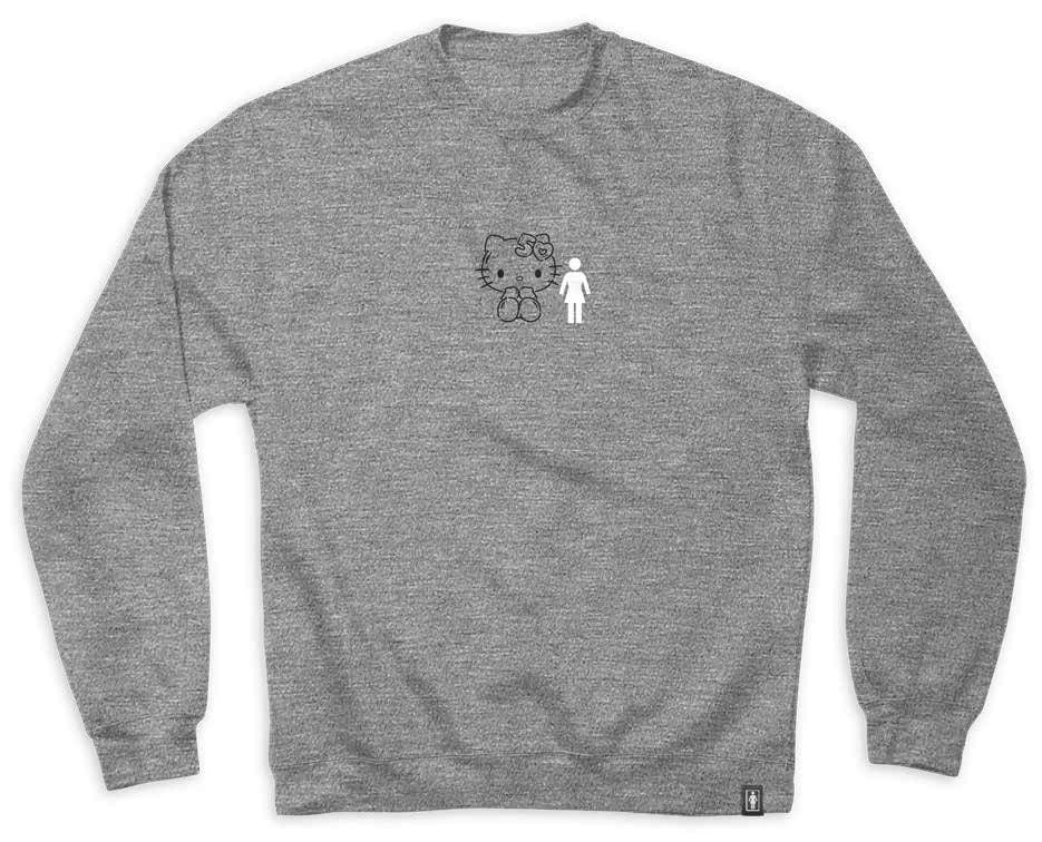 Girl Hello Kitty 50th Partners Crew Athletic Heather