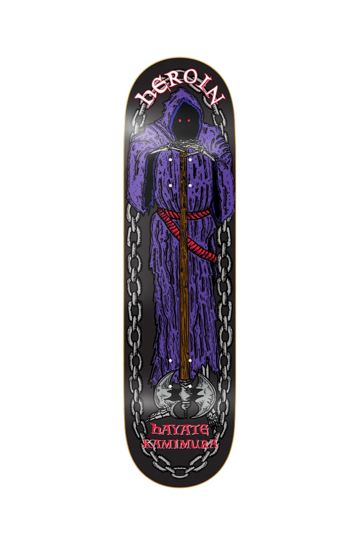 Heroin Skateboards | Hayate Axeman KO2 Deck | 8.25"