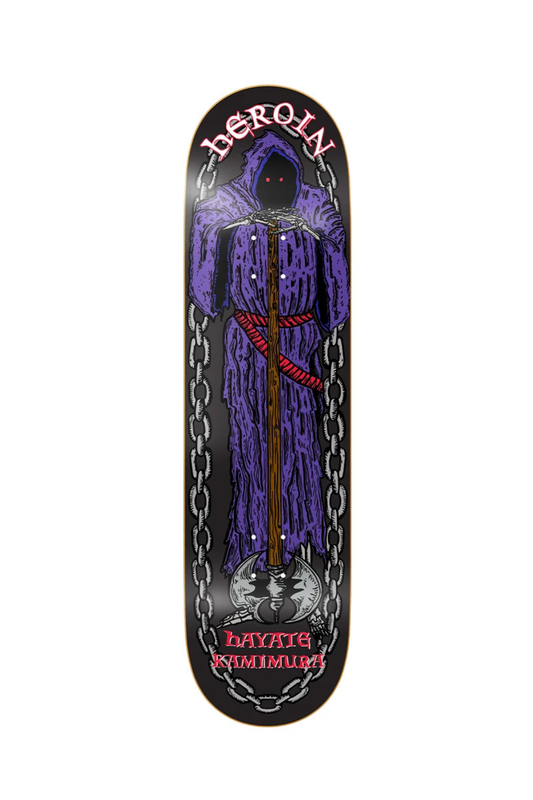 Heroin Skateboards | Hayate Axeman KO2 Deck | 8.25"