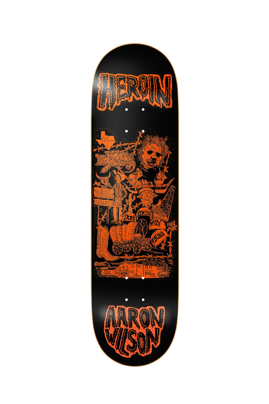 Heroin Skateboards | Aaron Wilson - Allegory of Fear | 8.75"