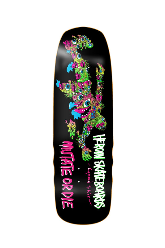 Heroin Skateboards | Mutant Good Shit (Gravedigger Shape) | 9.75”