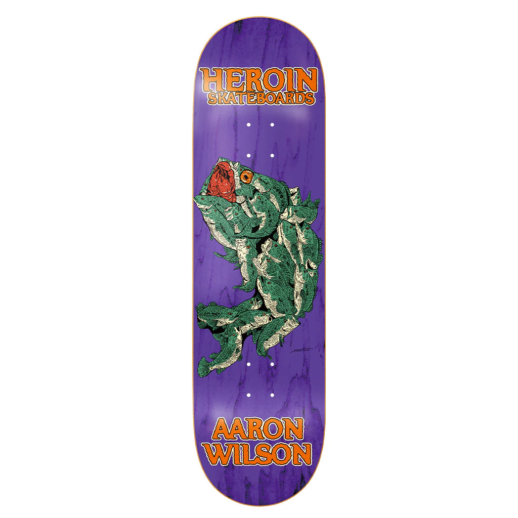 Heroin Skateboards Aaron Wilson Fish 8.75"
