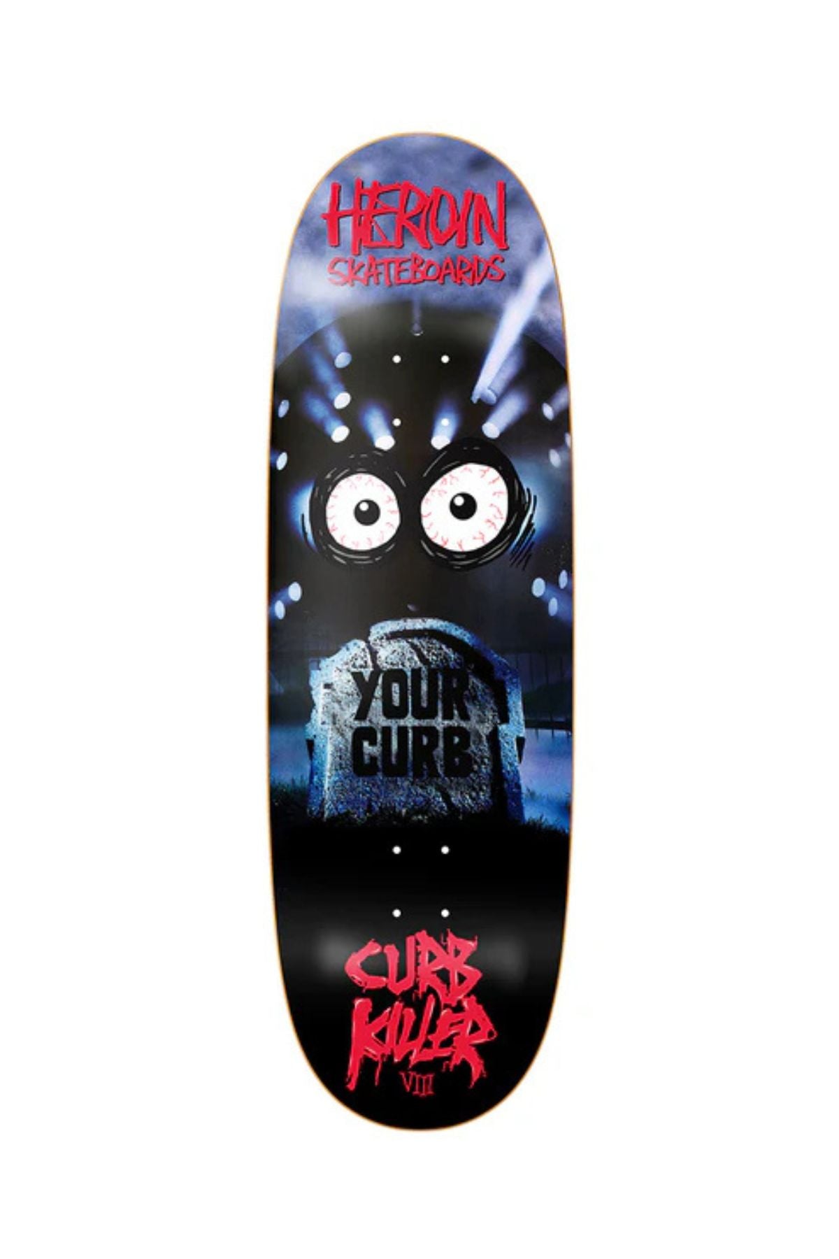 Heroin Skateboards Curb Killer 8 Deck 9” 