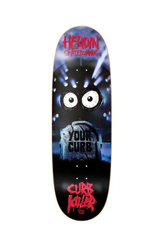 Heroin Skateboards Curb Killer 8 Deck 9” 
