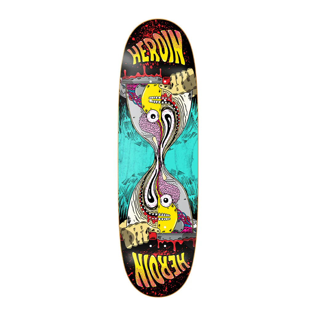 Heroin Skateboards Merged  Anatomy  Egg  9.25"