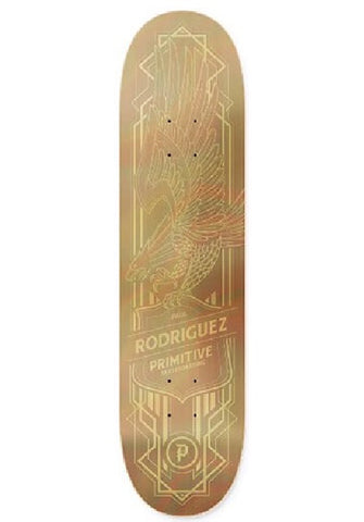 Primitive Paul Rodriguez Eagle Holofoil Gold 8.25 Skateboard Deck