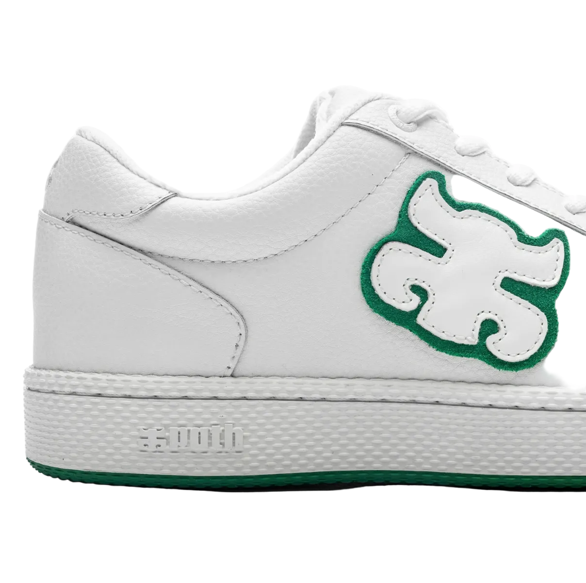 Ipath 1985  White Green Leather Shoes Heal