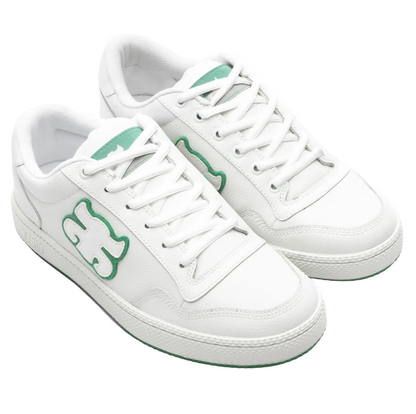 Ipath 1985  White Green Leather Pair
