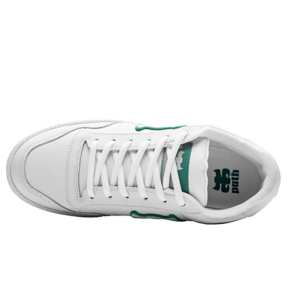 Ipath  1985  White Green Leather Shoes Top
