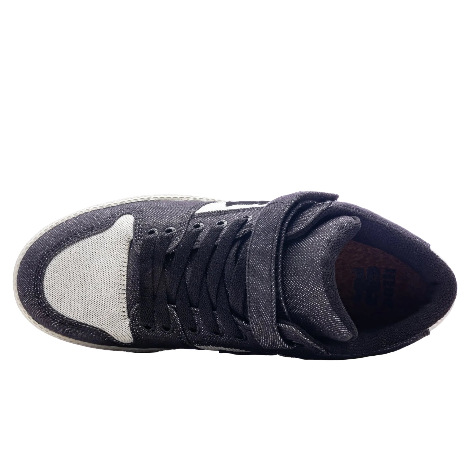 Ipath Grasshopper Black Denim Hemp Shoes Top Down