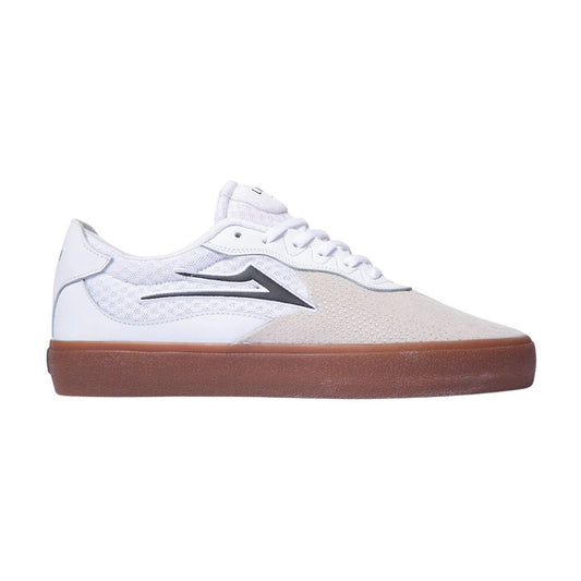 Lakai | Essex Skate Shoes | Leather | White / Gum