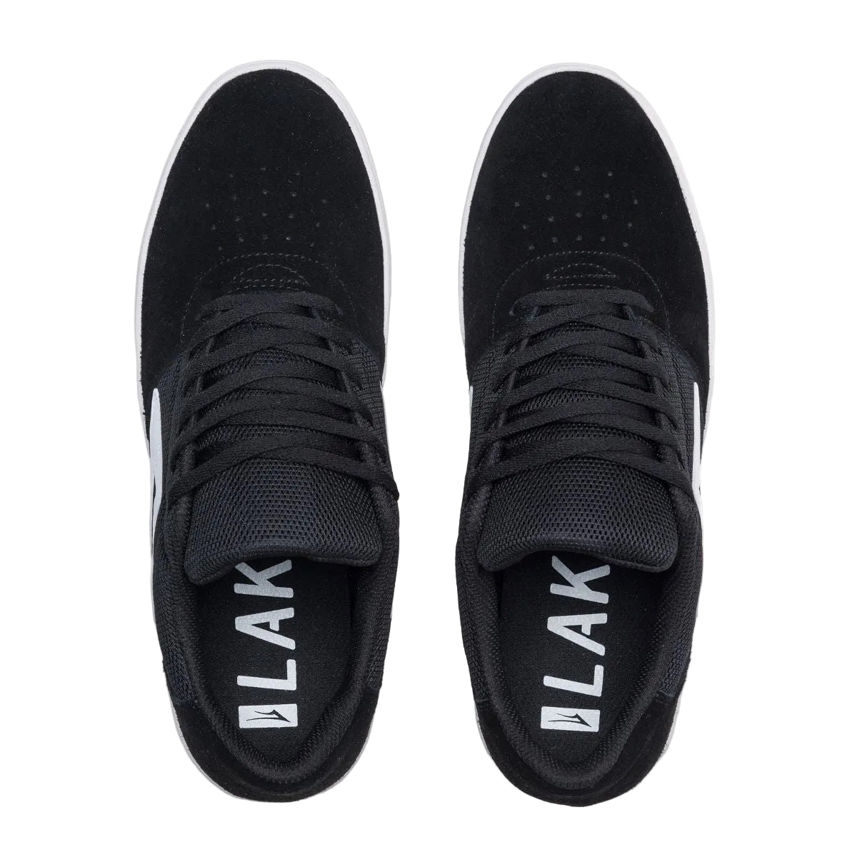 Lakai  Brighton  Black Suede Skate Shoes