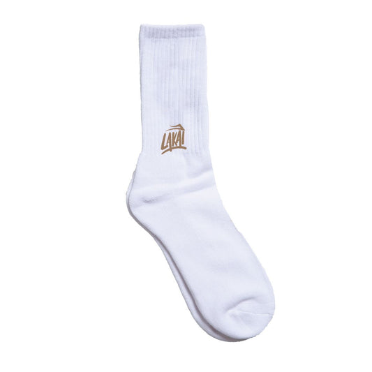 Lakai Brush Crew Socks White