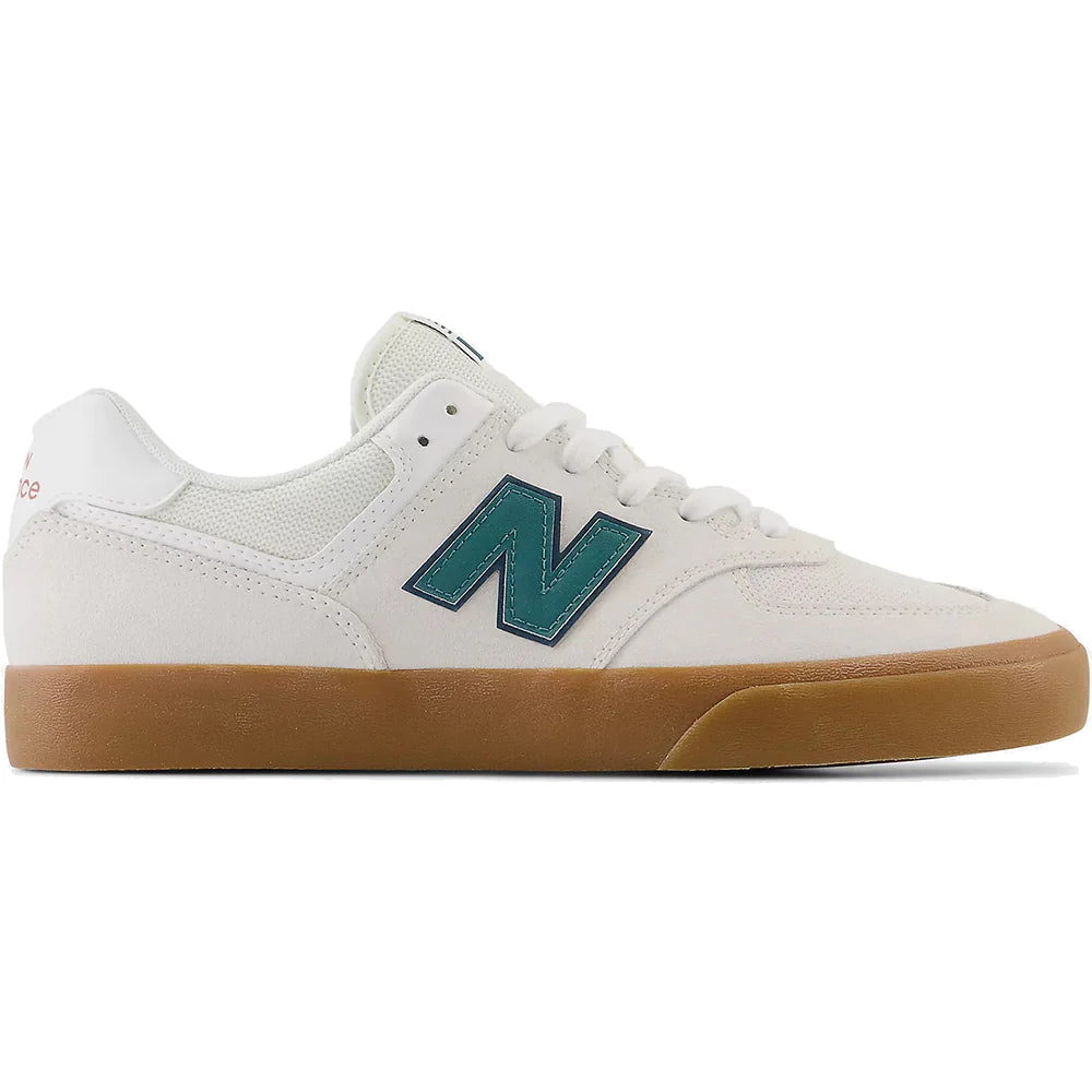 New Balance Numeric 574 Vulc Shoes - Sea Salt/Teal 001