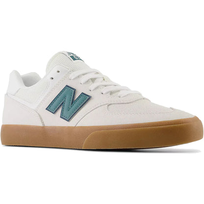 New Balance Numeric 574 Vulc Shoes - Sea Salt/Teal 003