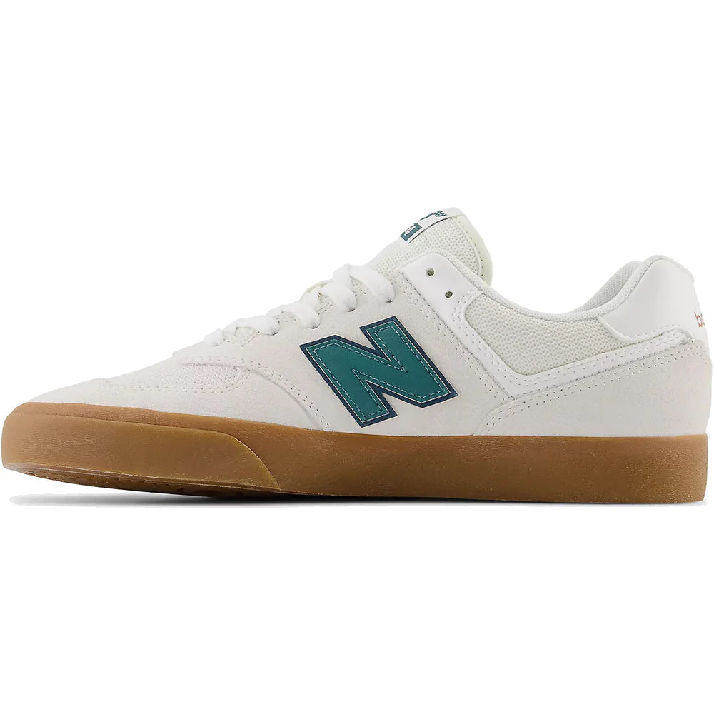 New Balance Numeric 574 Vulc Shoes - Sea Salt/Teal 002