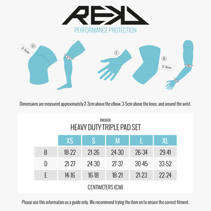 REKD | Heavy Duty Triple Pad Set