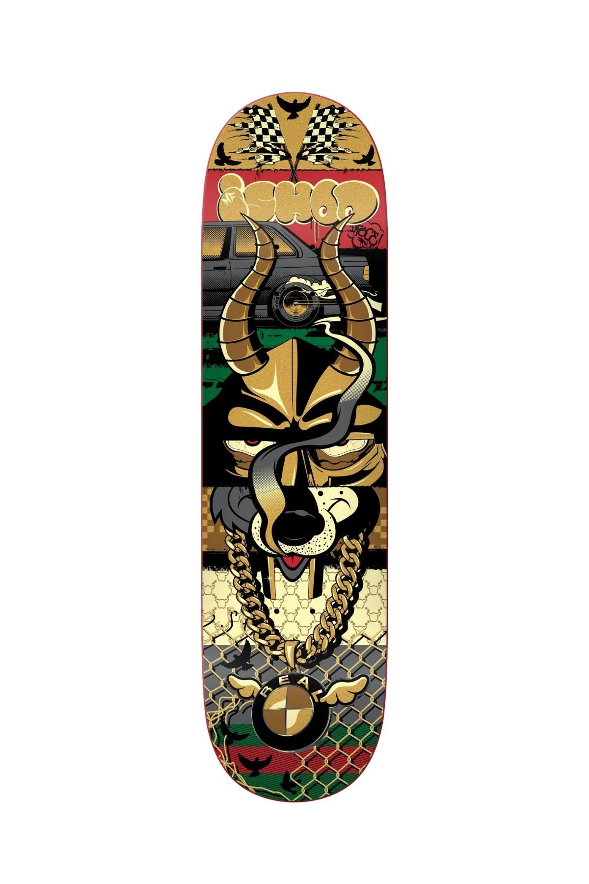 Real | Ishod Real X D*Face  Deck | 8.25"