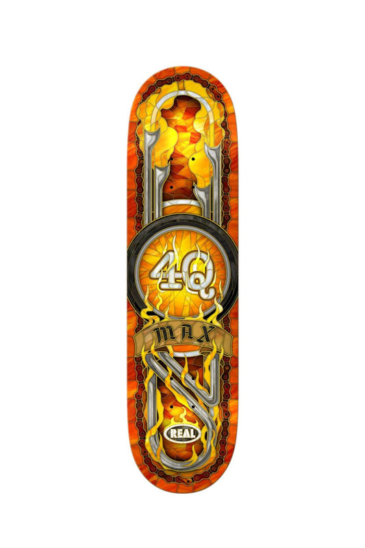 Real Max Schaaf 4Q Cathedral Skateboard Deck 8.06"
