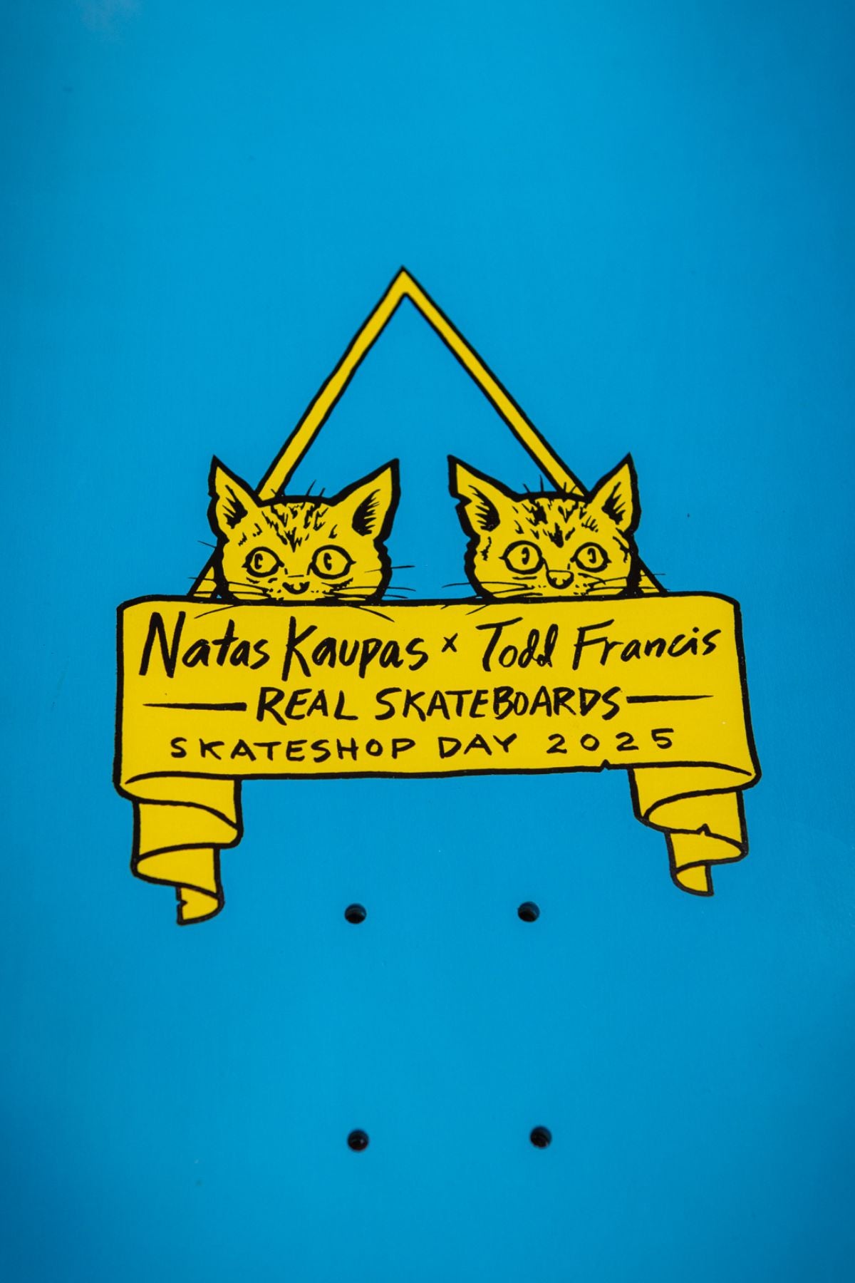 Real | Natas Kaupas Guest Pro Model Deck  x Todd Francis | SSD25 | Blue | 10.891”