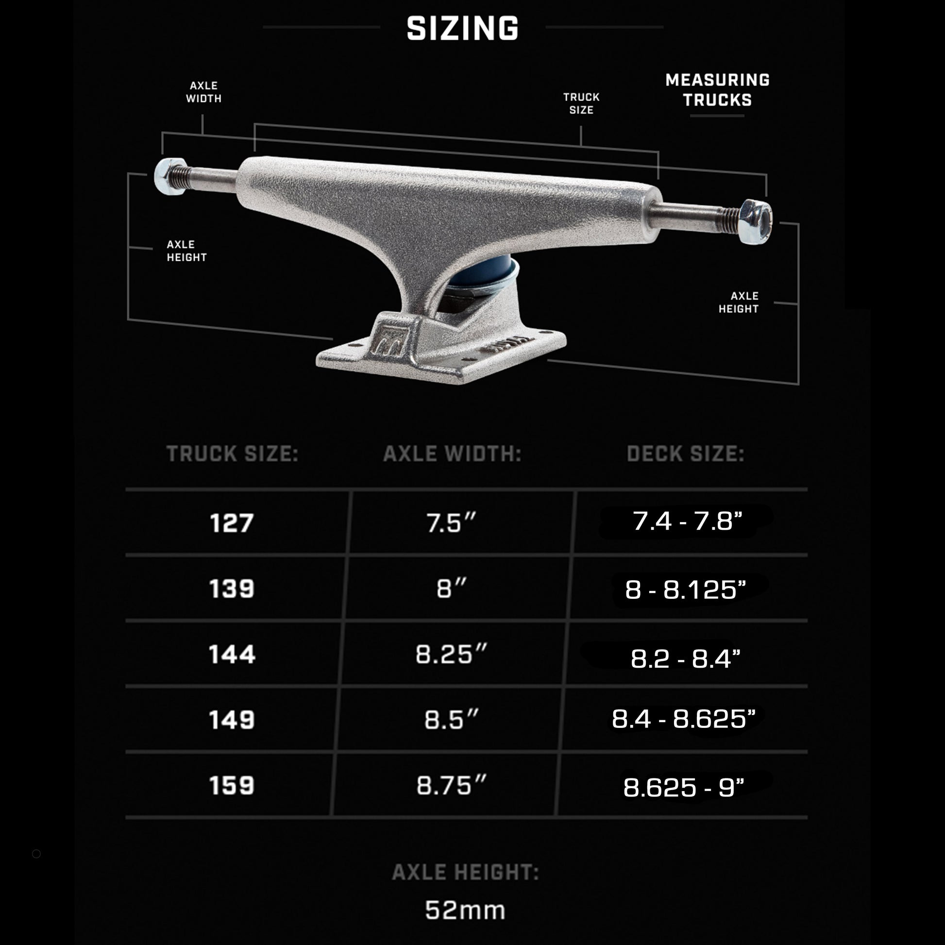 Royal size chart square