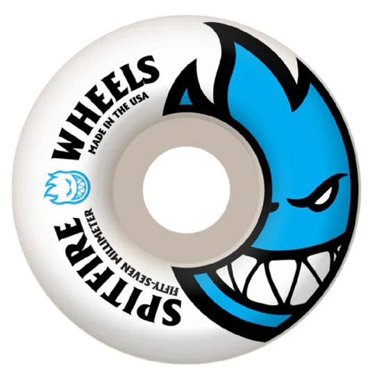 Spitfire Classic Bighead 99d Skateboard Wheel - 57mm blue/white