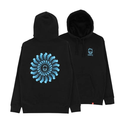 Spitfire X Atlantic Drift | Jelly Classic Hoodie | Black