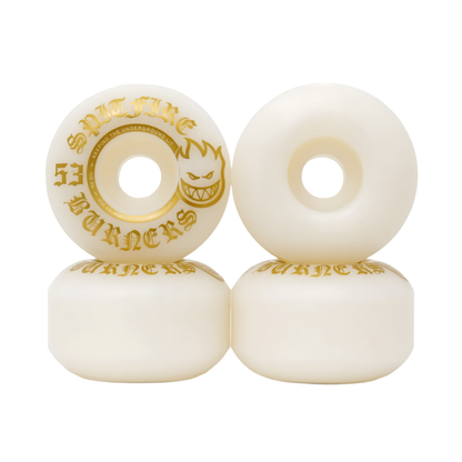 Spitfire | Burners Wheels | 99DU 53mm | White / Gold