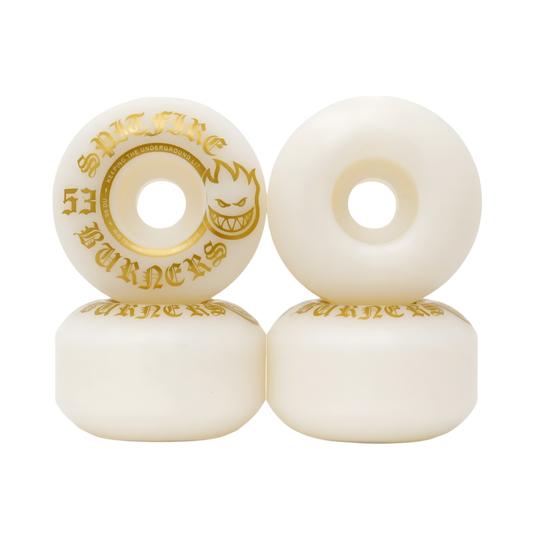 Spitfire | Burners Wheels | 99DU 53mm | White / Gold