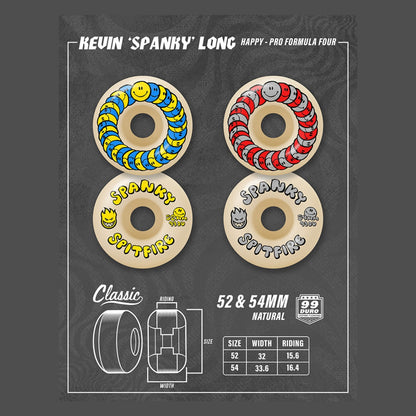 Spitfire | Formula Four Classic | Spanky Happy | 99DU 52mm