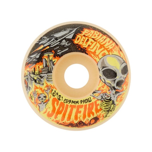 Spitfire Formula 4 Conical Full Fabiana Invasion Wheels 53mm 99a