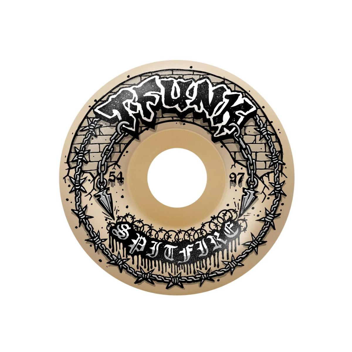 Spitfire Formula Four Radial Full  T Funk Raw 97D 54mm