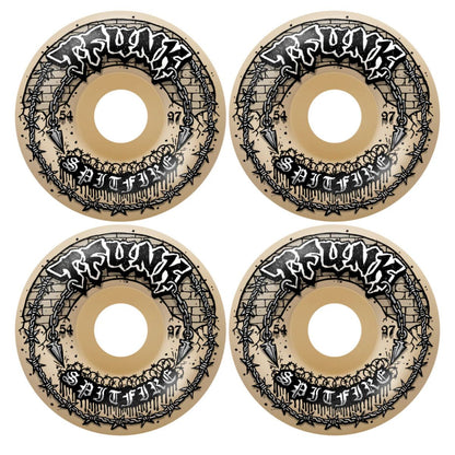 Spitfire Formula Four Radial Full T Funk Raw  97D 54mm Set