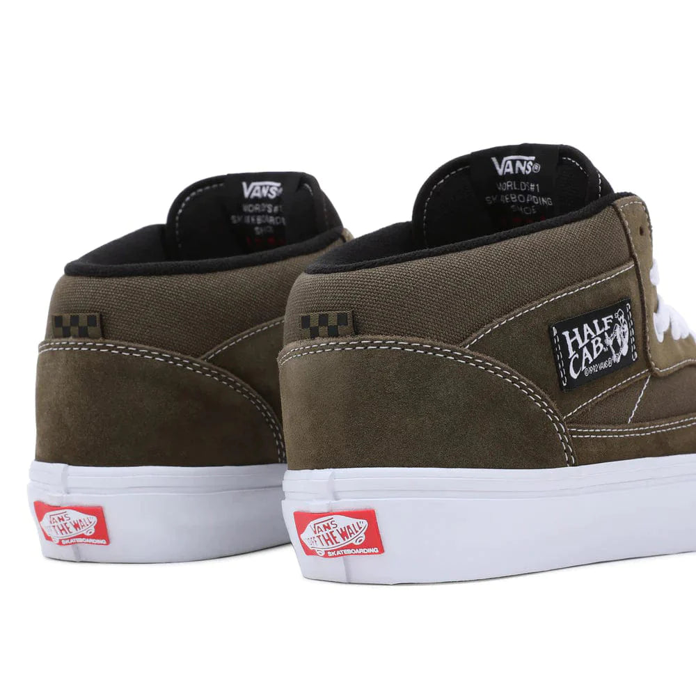 VANS SKATE HALF CAB SKATE SHOES - GOTHIC OLIVE side two 