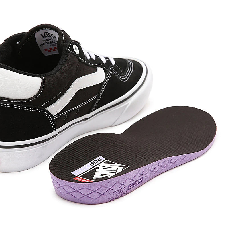 Vans Skate Rowan Shoe | Black/White