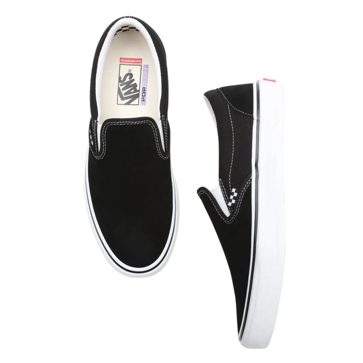 Vans Skate Slip-On Shoes | Black/White