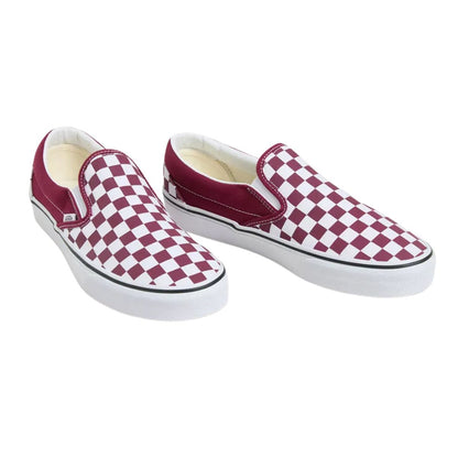 Vans | Classic Slip-On | Tri-Tone Check- Red