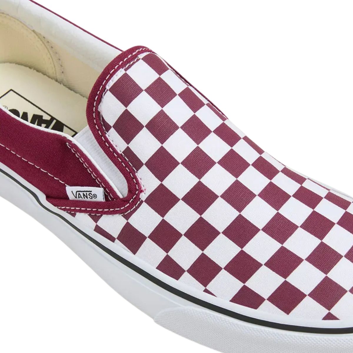 Vans | Classic Slip-On | Tri-Tone Check- Red