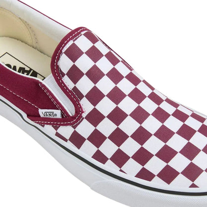 Vans | Classic Slip-On | Tri-Tone Check- Red