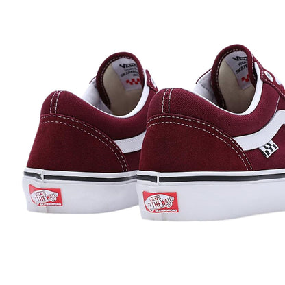 Vans | Skate Old Skool Shoes | Burgundy/White