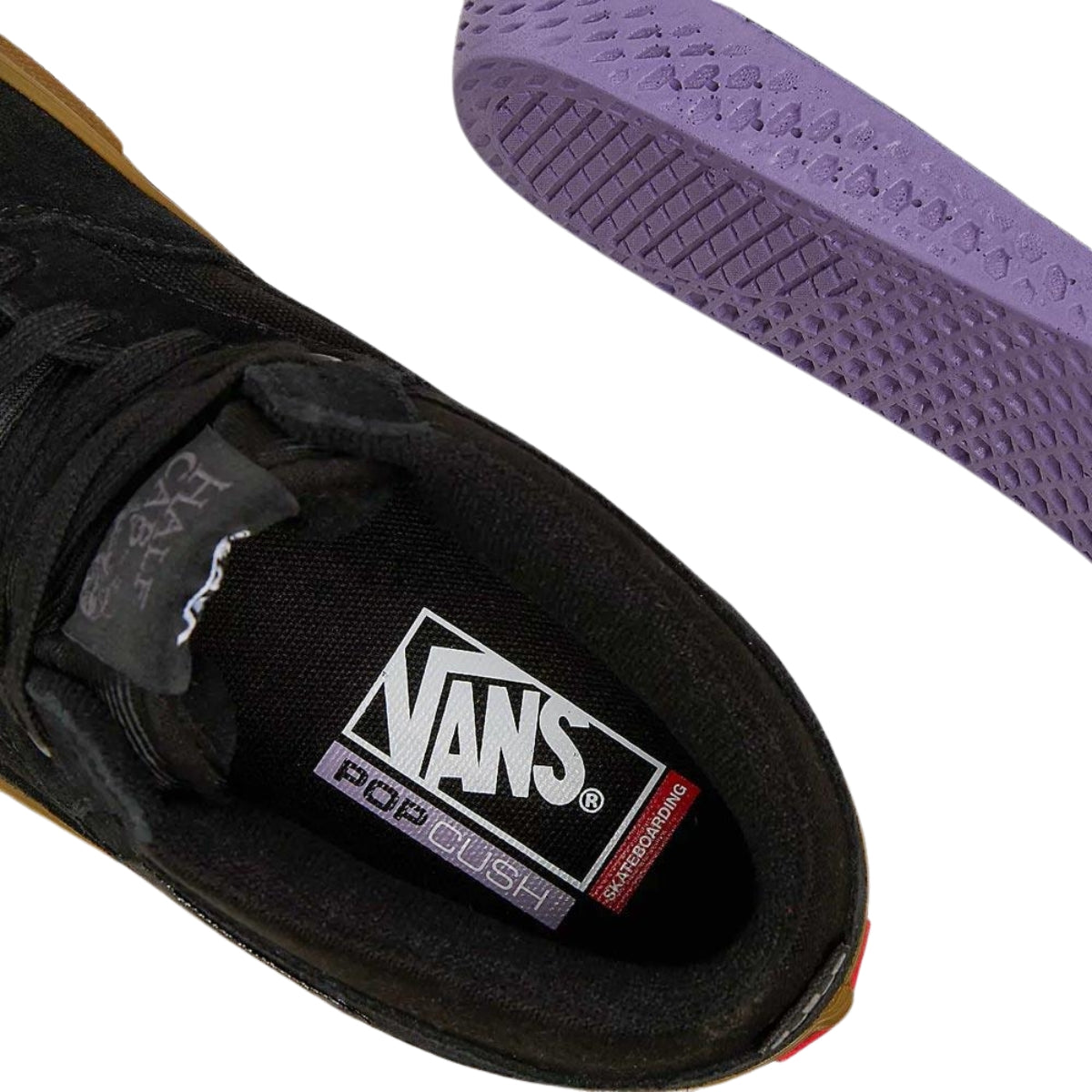 Vans | Skate Half Cab Shoes | Black/Gum