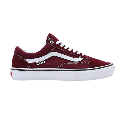 Vans | Skate Old Skool Shoes | Burgundy/White